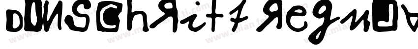 DINSchrift Regular3ttf字体转换